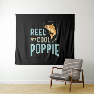Tenture Mens Père Cadeau Reel Cool Poppie
