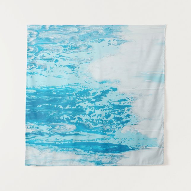 Tenture Mer bleue (Devant)