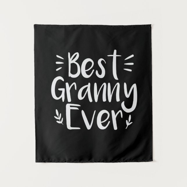 Tenture Mère Art Meilleur Granny jamais (Devant)