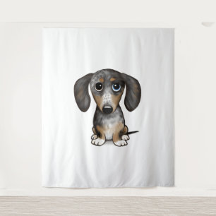 Tenture Merle Dapple Dachshund mignon chien Wiener