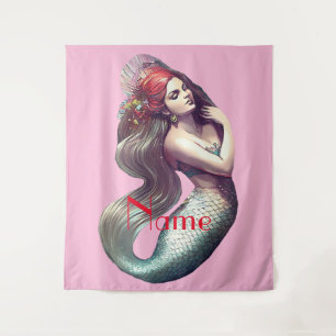 Tenture Mermaid Beauté de Redhead Thunder_Cove