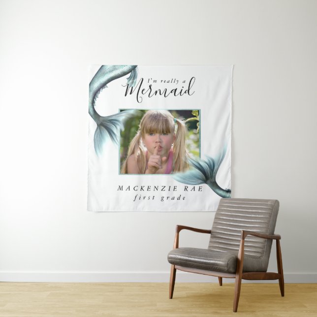 Tenture #MermaidLife Je suis vraiment une Sirène | Devis p (En situation)