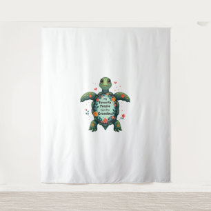 Tenture Mes Gens Préférés M'Appelent Grandma Turtle - Gran