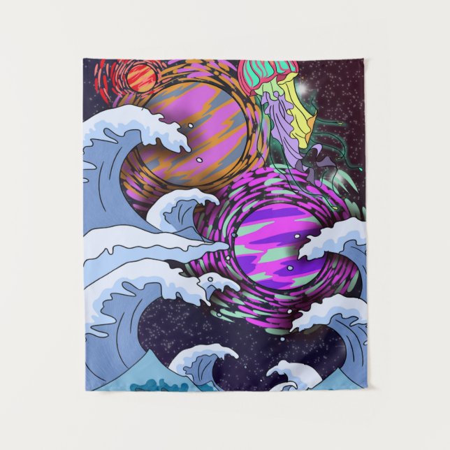 Tenture Messy universe (Devant)