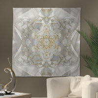 Métatron's Cube in lotus Sacred Geometry