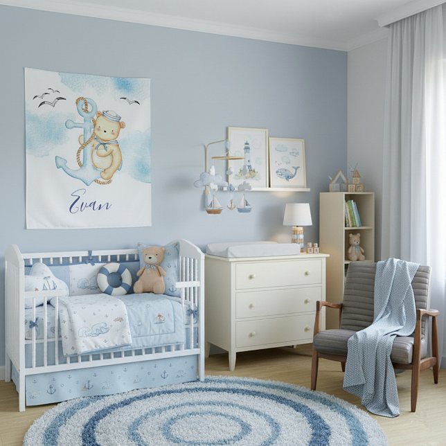 Tenture Mignonne marin porter bébé (Créateur téléchargé)