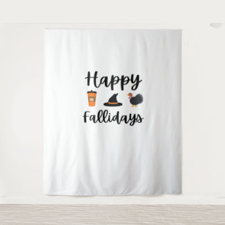 Tenture Mignonne saison d'automne Joyeux Fallidays Thanksg