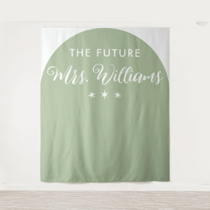 Tenture minimaliste Arche pour la Baby Shower de la future