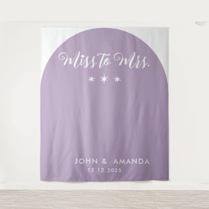 Tenture Miss moderne à Mme Fête des mariées Lavender Arch