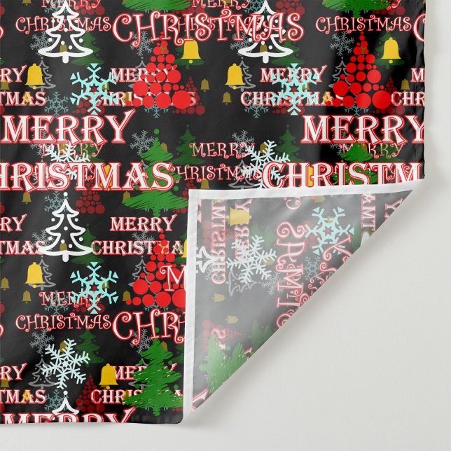 Tenture Modèle de texte décoratif Joyeux Noël  (Créateur téléchargé)