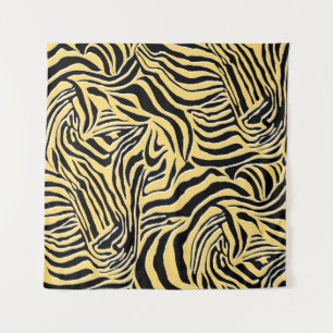 Tenture Modèle zèbre sans couture, animal. Papier peint, a