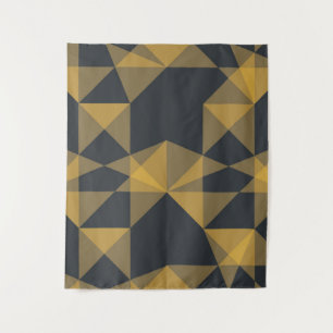 Tenture Modern, abstract, urban geometric triangle pattern