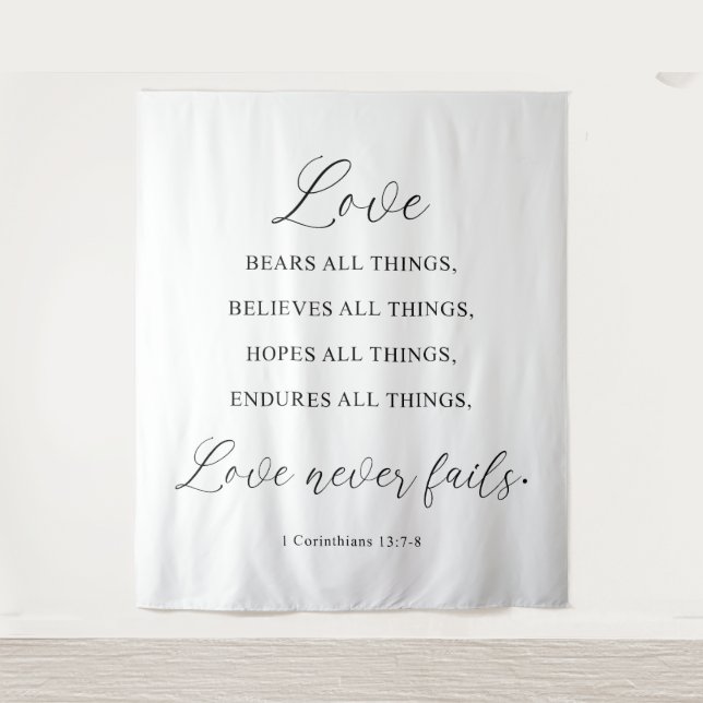 Tenture Modern Wedding Banner Backdrop (Devant)
