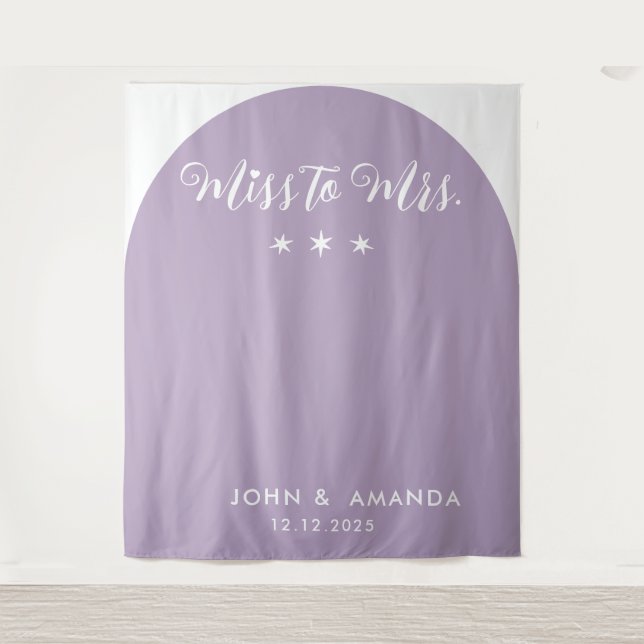 Tenture Moderne Mademoiselle jusqu'à Mme Lavande Arche (Devant)