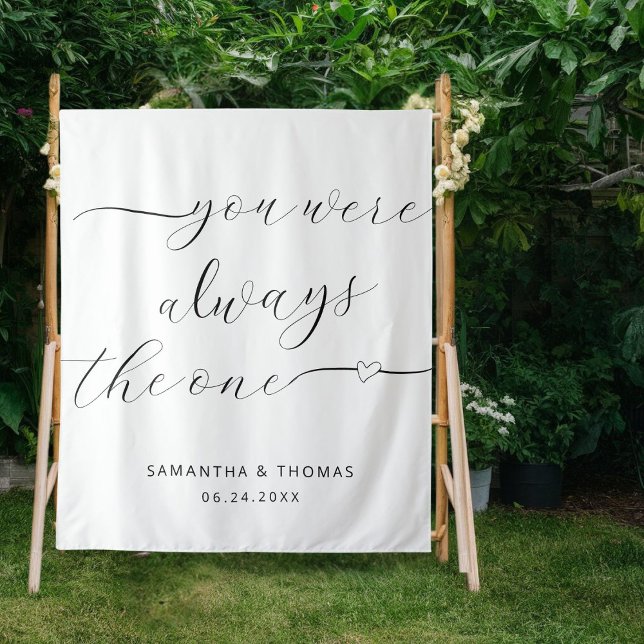 Tenture Moderne Vous étiez toujours un seul Mariage (Créateur téléchargé)