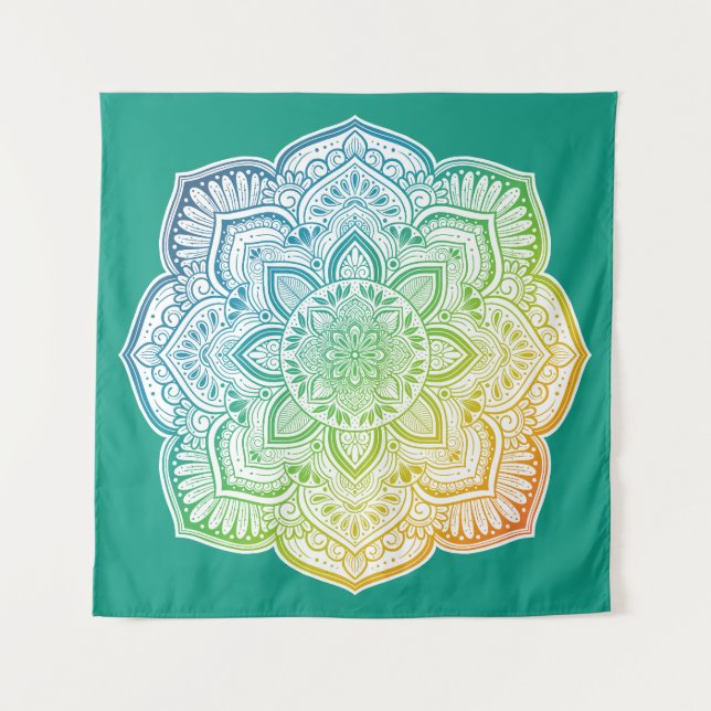 Tenture Momijigari Mandala Tapestry (Devant)