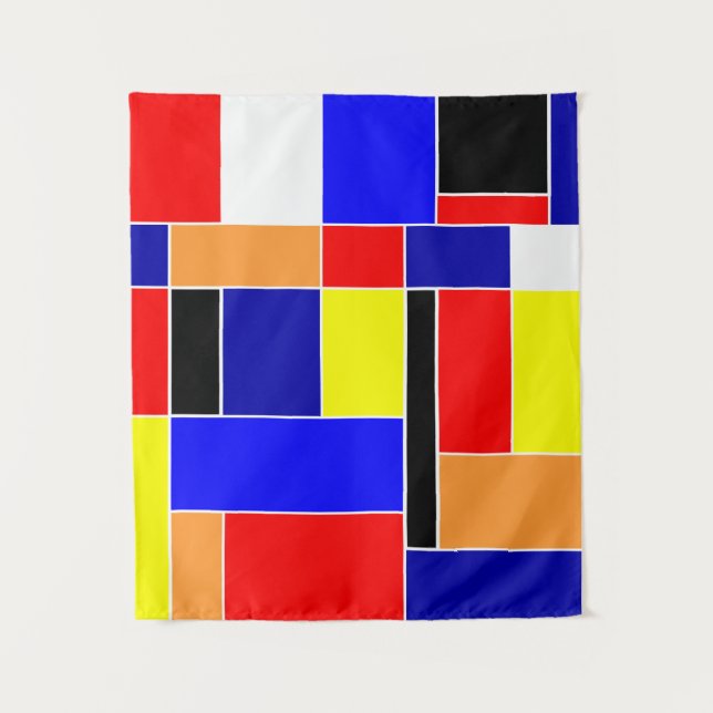 Tenture Mondrian #48 Petit (Devant)