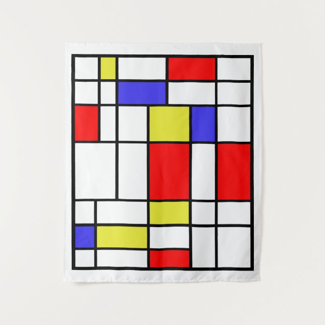 Tenture Mondrian #58 Moyen (Devant)