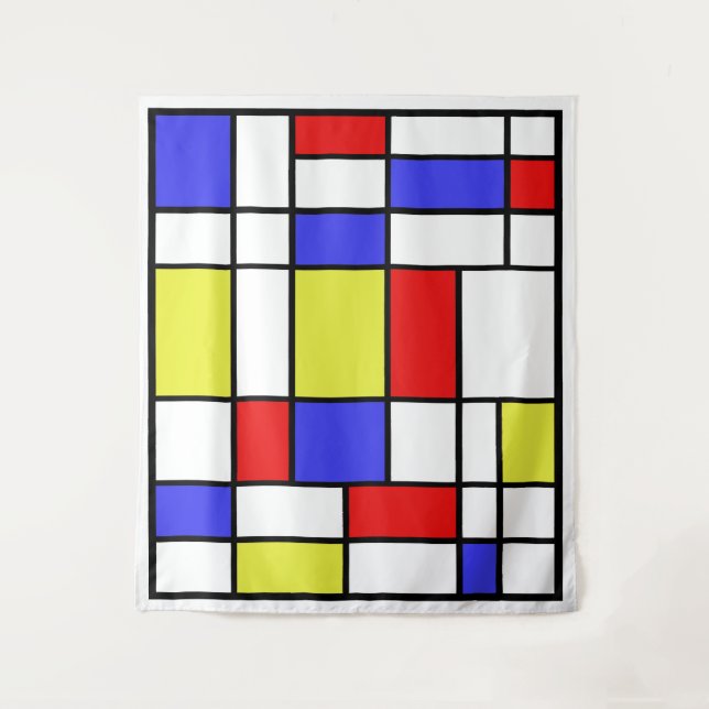 Tenture Mondrian #59 grand (Devant)