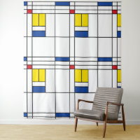 Mondrian II Minimum De Stijl Modern Art Design