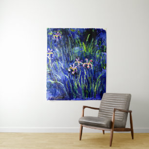 Tenture Monet - Irises, célèbre peinture