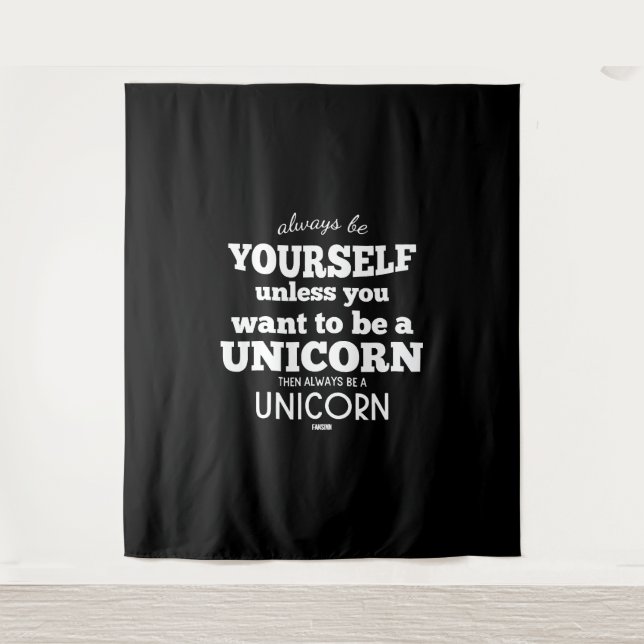 Tenture Monicorne cheval créatures mythiques Pony Unicorn (Devant)