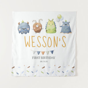 Tenture Monster Poster, Monster signe de bienvenue