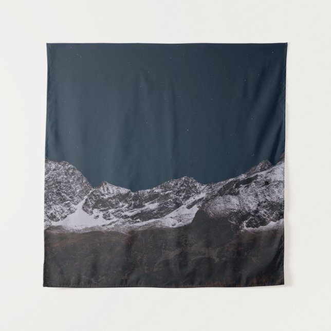 TENTURE MONTAGNE GLACIE EN NUIT (Devant)