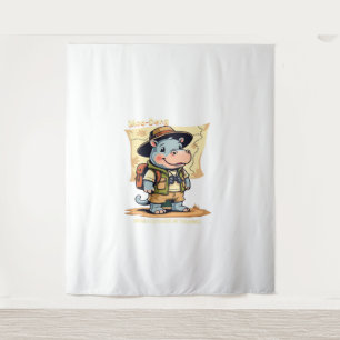 Tenture Moo Deng, Thai Hippo World Explorer En formation