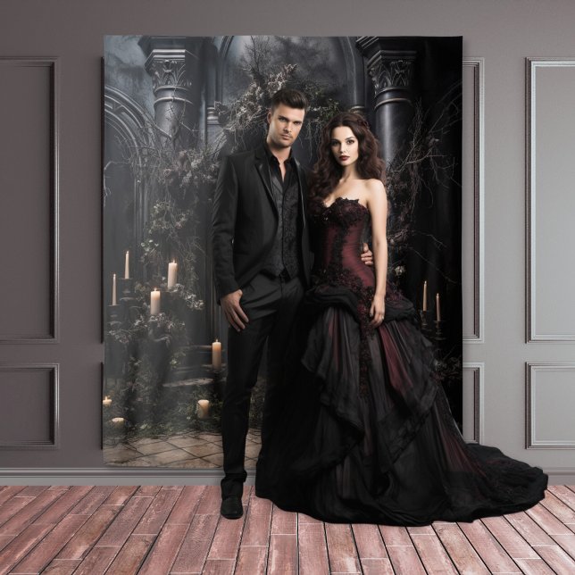 Tenture Moody Gothic Dark Mariage Arch & bougies XLarge (Créateur téléchargé)