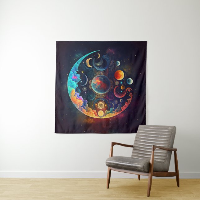 Tenture Moon Dreams Tapestry (En situation)