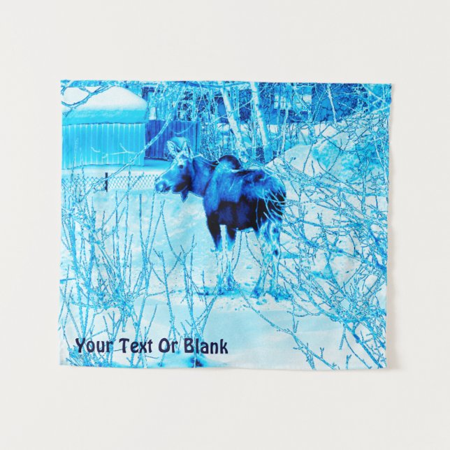 Tenture Moose urbaine (Devant (Horizontal))