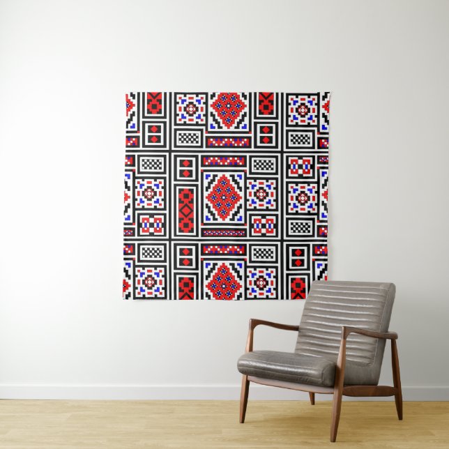 Tenture Mosaïque Miroir (En situation)