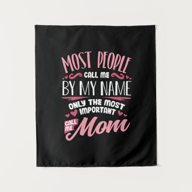 Tenture Mother Art | Appel le plus important M'appeler Mam (Devant)