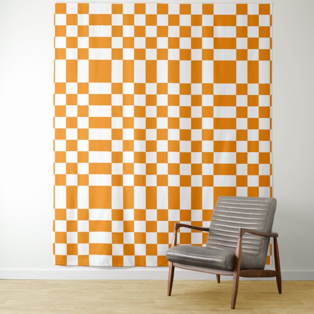 Tenture Motif à carreaux (En situation)