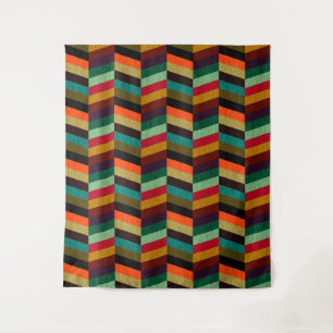 Tenture Motif à carreaux bicolores colorés