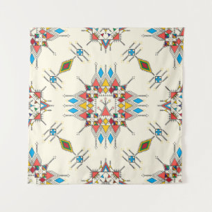 Tenture Motif à répétition géométrique décoratif inspiré d