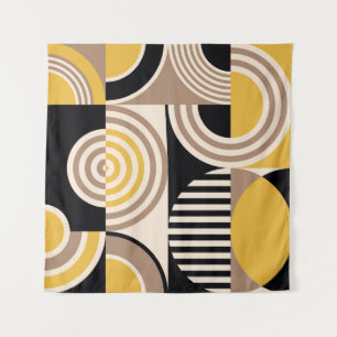 Tenture Motif abstrait géométrique moderne. Design vintage