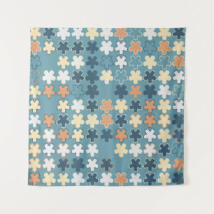 Tenture Motif abstrait géométrique sans soudure de sha col