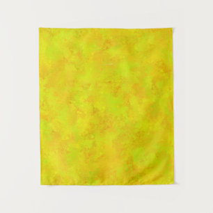 Tenture Motif Abstrait jaune orange