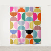 Motif Abstrait moderne et coloré du milieu du sièc