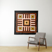 Motif africain géométrique abstrait contemporain
