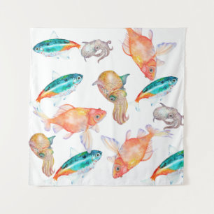 Tenture Motif animal marin