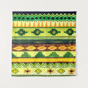 Tenture Motif Aquarelle Africain.