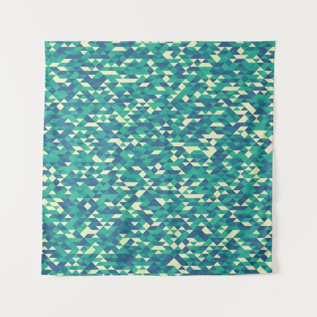 Tenture Motif avec diamants de couleur aléatoire Génératio (Devant)