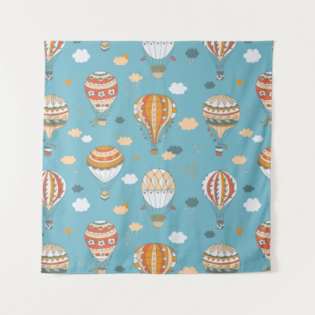 Tenture Motif couleur ballons (Devant)