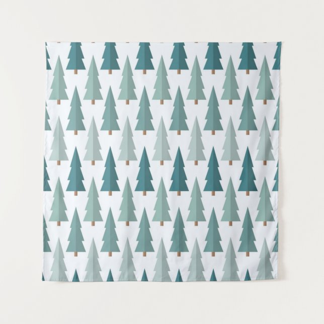 Tenture Motif d'arbre de Noël (Devant)