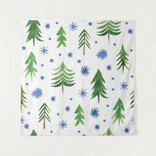 Tenture Motif d'arbre de Noël