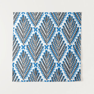 Tenture Motif d'art populaire sans couture scandinave avec