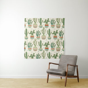 Tenture Motif de cactus d'étape   de Geo de sud-ouest